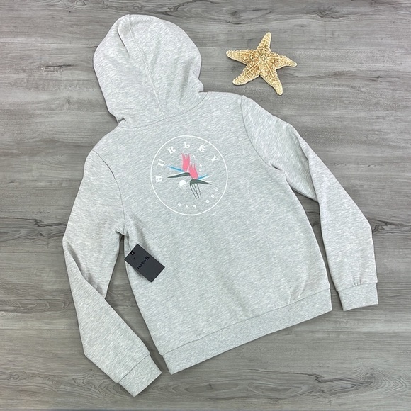 🔆HURLEY🔆 BIRDS OF PARADISE ZIP UP HOODIE SWEATSHIRT - Picture 14 of 16